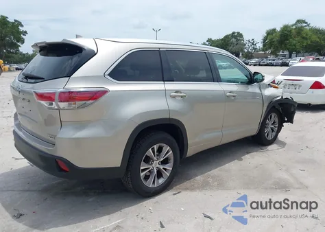 2015 Toyota Highlander Xle V6 из США, поврежденный, VIN 5TDKKRFH8FS086653
